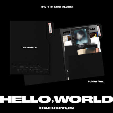 [Pre-order] BAEKHYUN - Hello, World / The 4th Mini Album (Folder Ver.)