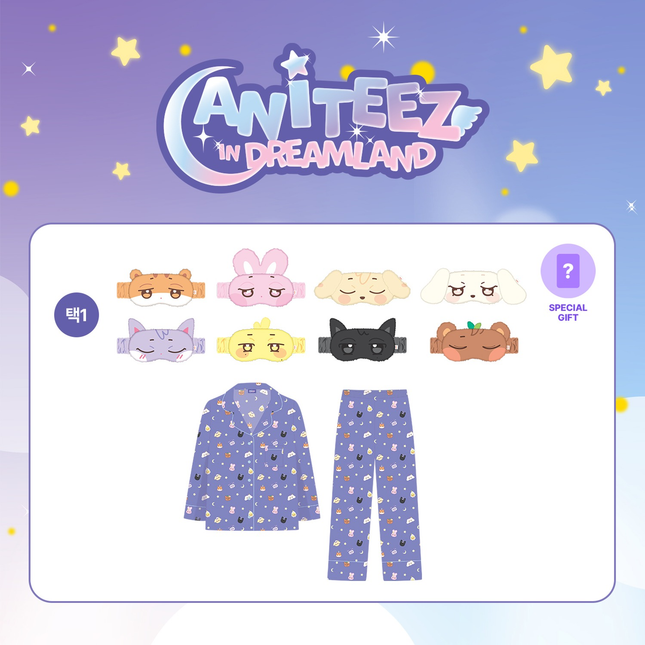 [POB] ATEEZ - PAJAMAS SET / 'ANITEEZ in DREAMLAND' OFFICIAL MERCH