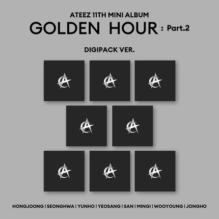 [POB] ATEEZ - GOLDEN HOUR : Part.2 / 11TH MINI ALBUM (DIGIPACK Ver.)