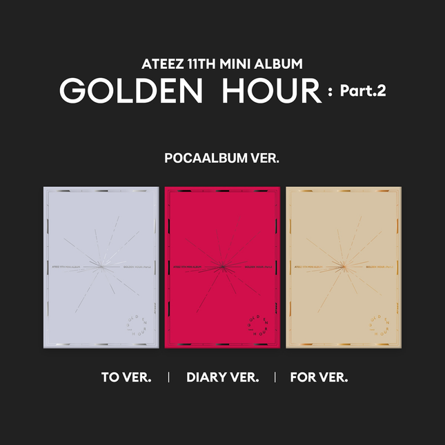 [POB] ATEEZ - GOLDEN HOUR : Part.2 / 11TH MINI ALBUM (POCAALBUM Ver.)