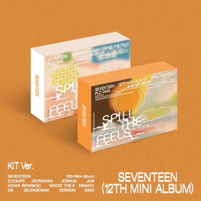 [Pre-order] SEVENTEEN - SPILL THE FEELS / 12th Mini Album (KiT ver.)