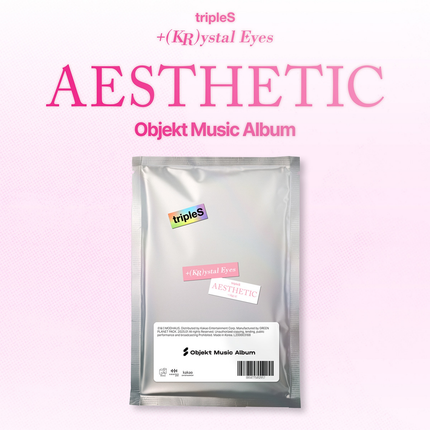 [Pre-order] tripleS +(KR)ystal Eyes - AESTHETIC / MINI ALBUM (Objekt Music Album)