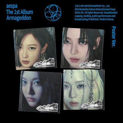 [Pre-order] aespa - Armageddon / 1ST FULL ALBUM (Poster Ver.)