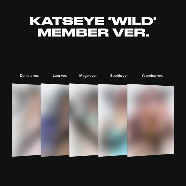 [POB] KATSEYE - WILD (Member ver.)