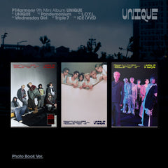 P1Harmony UNIQUE 9th Mini Album Photobook Ver. - K-pop album cover