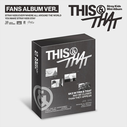 Stray Kids - THIS & THAT / 10th Mini Album (FANS ALBUM VER.)