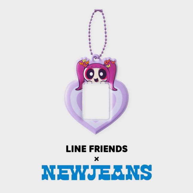 NEWJEANS X THE POWERPUFF GIRLS Photocard Holder Keyring (HANNI)