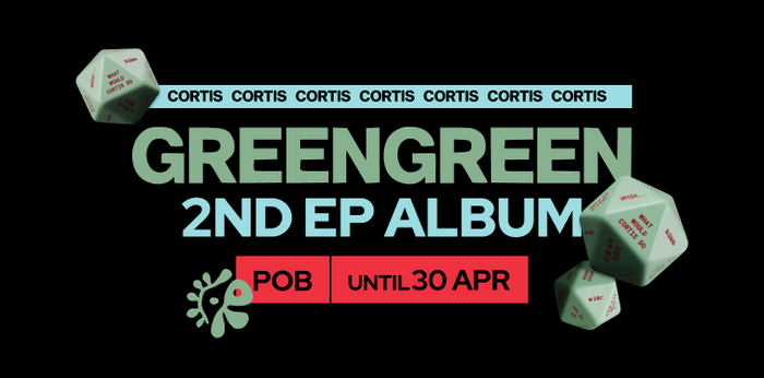 cortis greengreen 2nd ep album pob until 30 apr
