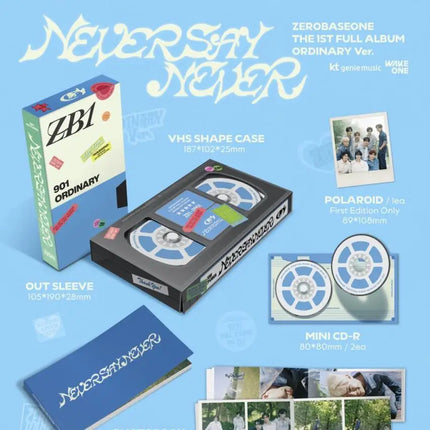 ZEROBASEONE - NEVER SAY NEVER / 1ST FULL ALBUM (PHOTOBOOK Ver.)